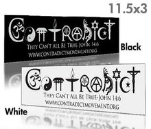 Contradict Sticker